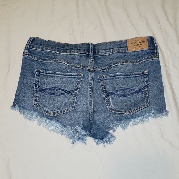 Abercrombie & Fitch Light Blue Denim shorts - Picture 2 of 4